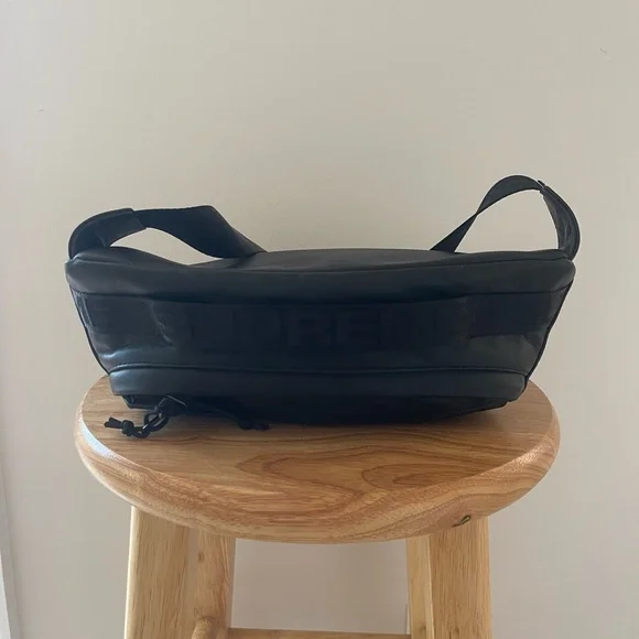 Supreme Leather Waist Bag Black (Brand New)
